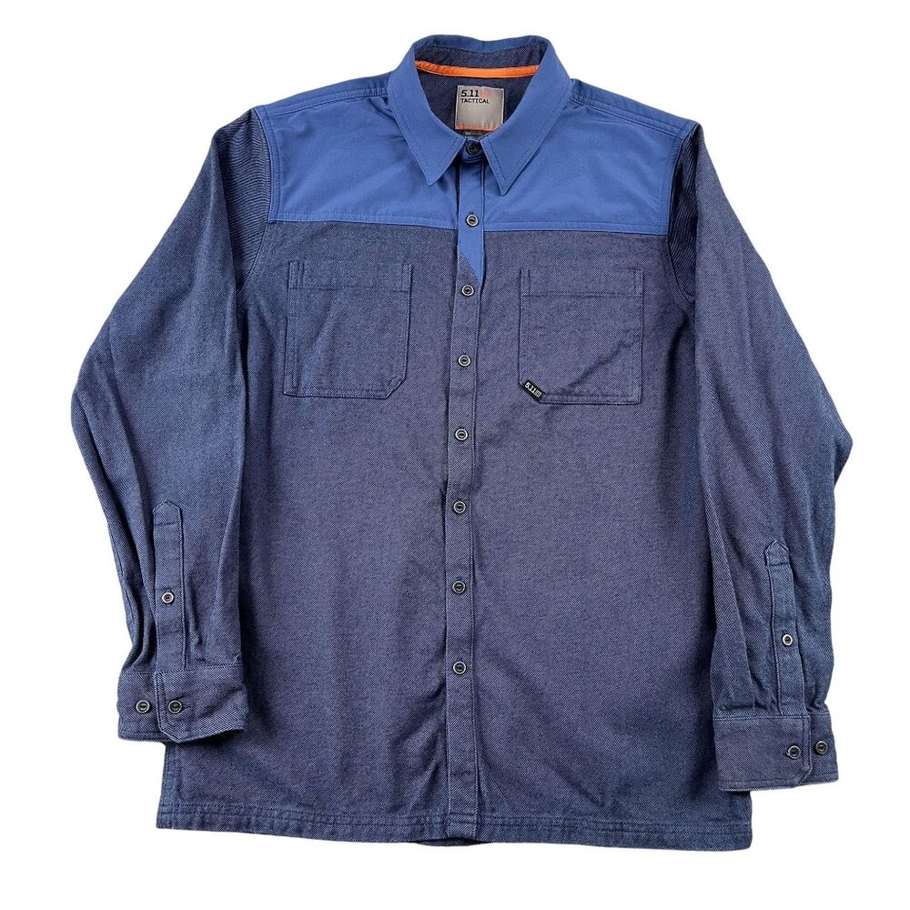 Field &‎ Stream Thick Flannel Shirt Mens XXL 100% Cotton Red Black Grey